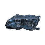 Faro Anteriore Sinistro BMW Serie 3 E46 2001 - Coupe' Parabola Nera Con Motore