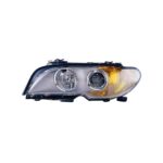 Faro Anteriore Sinistro BMW Serie 3 E46 Coupe' 2003+ - Parabola Cromata Fanalino Ar Con Motore