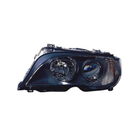 Faro Anteriore Sinistro BMW Serie 3 E46 Coupe' 2003+ - Parabola Nera – Xenon Parabola Nera Indicatore Bianco