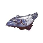 Faro Anteriore Sinistro BMW Serie 5 Mod. E60 2003+ - Bixeno Con Luce Diurna A Led Con Motore Parabola Nera