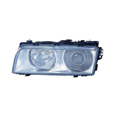 Faro Anteriore Sinistro BMW Serie 7 E38 1995-1997 - Parabola Cromata – 2Dr-H7 Con Centrale Xenon Parabola Cromata