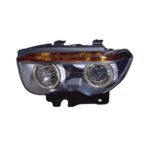 Faro Anteriore Sinistro BMW Serie 7 E65 2003+ - Parabola Nera Con Motore
