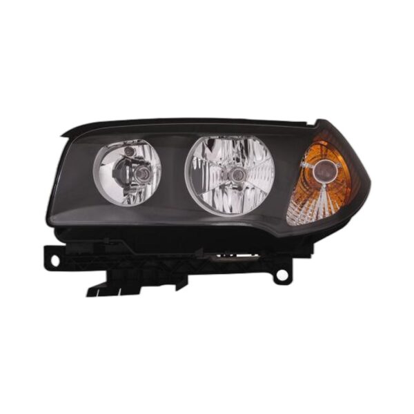 Faro Anteriore Sinistro BMW X3 2004-2005 - Con Indicatore Di Direzione Arancio Parabola Nera Con Motore