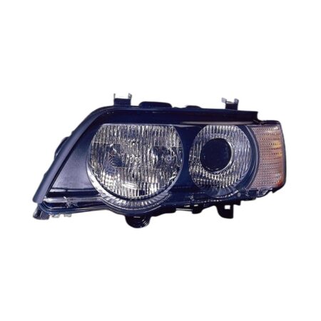 Faro Anteriore Sinistro BMW X5 2000+ - Freccia Bianca (trasparente) – Xenon Fanalino Bianco
