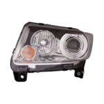 Scheinwerfer Links Chrysler Jeep Compass 2011+ - Verchromter Reflektor, Originalnummer K05182553AE, K05182553AC