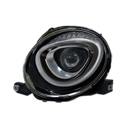 Faro Anteriore Sinistro FIAT 500 2015+ - Con Motore Parabola Nera