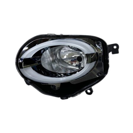 Faro Anteriore Sinistro FIAT 500 2015+ - Inferiore Manuale A Led Parabola Nera