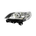 Faro Anteriore Sinistro FIAT Doblo' 2015+ - Con Motore Cornice Superiore Cromata