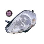 Faro Anteriore Sinistro FIAT Grande Punto 2008+ - Parabola Cromata Con Motore 7Pin