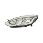 Faro Anteriore Sinistro Ford Fiesta 2017+ - Parabola Cromata Con Motore