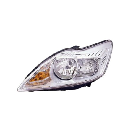 Faro Anteriore Sinistro Ford Focus 2007-2010 - Parabola Cromata – Parabola Cromata Con Motor Elettrico