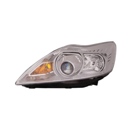 Faro Anteriore Sinistro Ford Focus 2007-2010 - Parabola Cromata – Xenon Parabola Cromata Con Motor Elettrico