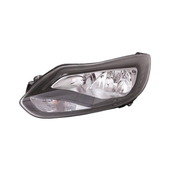 Faro Anteriore Sinistro Ford Focus 2011-2013 - Parabola Nera Con Motore