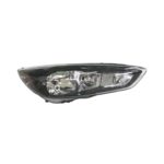 Faro Anteriore Sinistro Ford Focus 2014-2017 - Parabola Nera – (H7-H1) Parabola Nera C/Motore E Luce Diurna Led