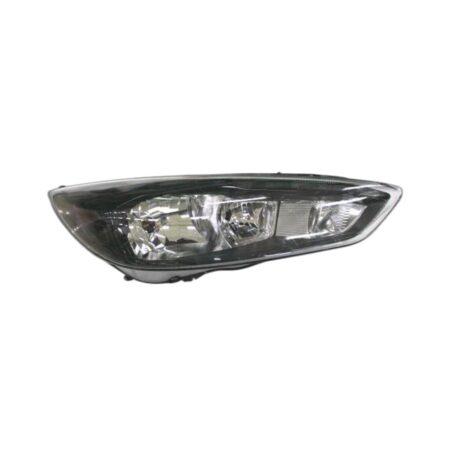 Faro Anteriore Sinistro Ford Focus 2014-2017 - Parabola Nera – (H7-H1) Parabola Nera Con Motore E Luce Diurna Led