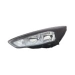 Faro Anteriore Sinistro Ford Focus 2014-2017 - (H7-H15) Con Luce Diurna Parabola Nera Con Motore