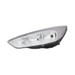 Faro Anteriore Sinistro Ford Focus 2014-2017 - (H7-H15) Parabola Cromata Con Motore