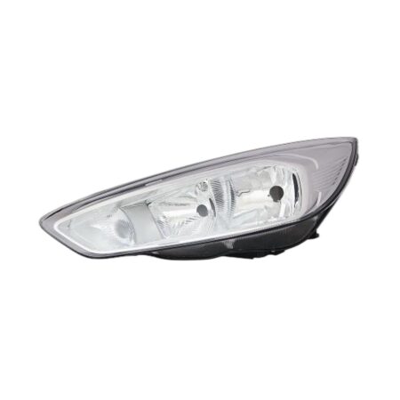 Faro Anteriore Sinistro Ford Focus 2014-2017 - Parabola Cromata – (H7-H15) Parabola Cromata Con Motore