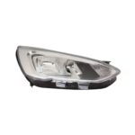 Faro Anteriore Sinistro Ford Focus 2018+ - Con Motore Con Luce Diurna A Led Parabola Cromata