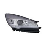Faro Anteriore Sinistro Ford Kuga 2013-2015 - Xenon Parabola Nera Con Motore Con Luce Diurna A Led
