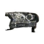 Faro Anteriore Sinistro Ford Ranger 2016-2021 - (H11-H15) Parabola Nera Con Luce Diurna