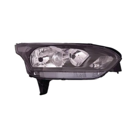 Faro Anteriore Sinistro Ford Transit Connect Tourneo 2014-2017 - (Indicatore Di Direzionale Bianco) Con Motore Parabola Nera