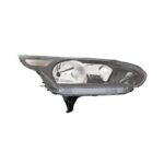 Scheinwerfer Links Ford Transit Connect Tourneo 2014-2017 – Schwarzer Reflektor – Orange Mit Motor Schwarzer Reflektor