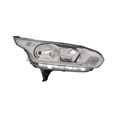 Faro Anteriore Sinistro Ford Transit Connect Tourneo 2018+ - Con Motore Parabola Cromata
