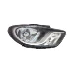 Faro Anteriore Sinistro Hyundai I-10 2011-2013 - Parabola Nera Con Motore