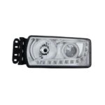 Faro Anteriore Sinistro Iveco Stralis 2013-2018 - Con Luce Diurna A Led Regolazione Manuale