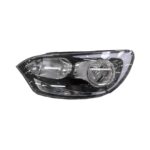 Faro Anteriore Sinistro KIA Rio 2011-2016 - Parabola Nera Con Luce Diurna