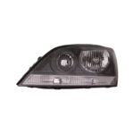 Scheinwerfer Links KIA Sorento 2002-2005 - Schwarzer Reflektor, Originalnummer 921013E110
