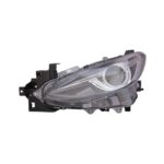 Faro Anteriore Sinistro Mazda 3 2013-2016 - Bixeno Con Luce Diurna A Led Parabola Nera