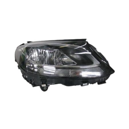 Faro Anteriore Sinistro Mercedes Classe C W205 2014-2017 - Parabola Nera A Led Con Motore Elettrico Incluso