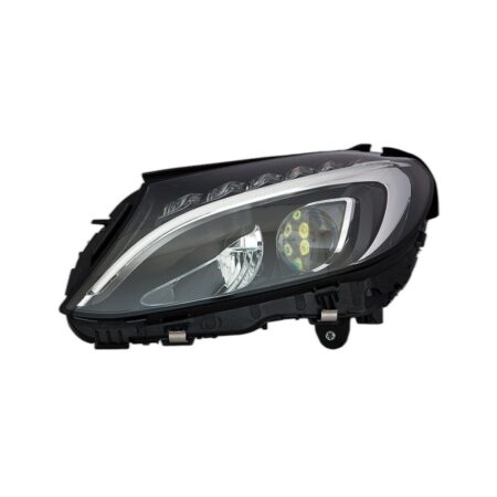 Faro Anteriore Sinistro Mercedes Classe C W205 2014-2017 - Parabola Nera Full Led Con Motore Elettrico Incluso