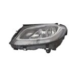 Faro Anteriore Sinistro Mercedes Classe C W205 2018+ - Parabola Nera A Led Con Motore Elettrico Incluso