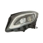 Faro Anteriore Sinistro Mercedes Gla X156 2017+ - Con Motore Parabola Nera A Led