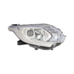 Faro Anteriore Sinistro Mitsubishi L200 2015-2018 - Parabola Cromata Xenon A Led