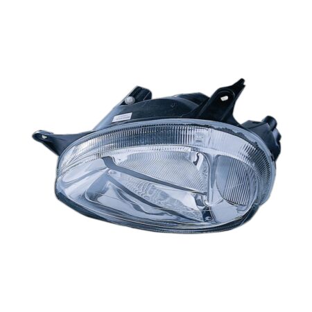 Faro Anteriore Sinistro Opel Corsa 1993-2000 - New Gen Parabola Cromata Regolazione Elettrico