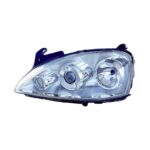 Faro Anteriore Sinistro Opel Corsa 2003-2005 - Con Lenticolare