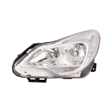 Faro Anteriore Sinistro Opel Corsa 2011-2014 - Parabola Cromata
