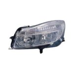 Faro Anteriore Sinistro Opel Insignia 2009+ - Parabola Cromata Con Motore