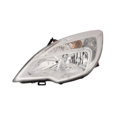 Faro Anteriore Sinistro Opel Meriva B 2010-2013 - Parabola Cromata Con Motore Elettrico Incluso
