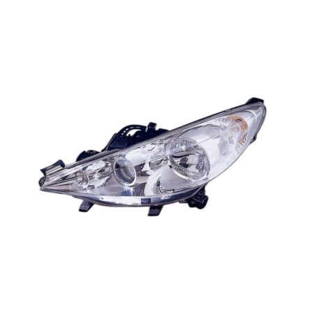 Faro Anteriore Sinistro Peugeot 207 C/Fend. Parab. Cromata
