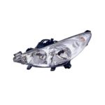 Scheinwerfer Links Peugeot 207 – Ohne Nebelscheinwerfer verchromte Reflektordose, Originalnummer 6208-95, 620895