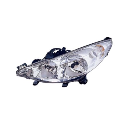 Faro Anteriore Sinistro Peugeot 207 S/Fend. Parab. Cromata
