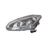 Faro Anteriore Sinistro Peugeot 208 2015+ - H7-H7-Py21Wsv Con Luce Diurna A Led Parabola Nera
