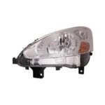 Faro Anteriore Sinistro Peugeot Partner 2013-2017 - Con Motore Parabola Cromata