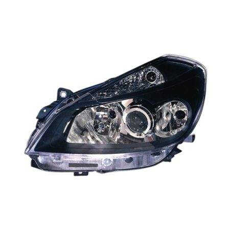 Faro Anteriore Sinistro Renault Clio 2005-2008 - Con Lenticolare Parabola Nera
