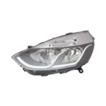 Faro Anteriore Sinistro Renault Clio 2015 - Con Motore Parabola Nera Profili Interni Bianchi